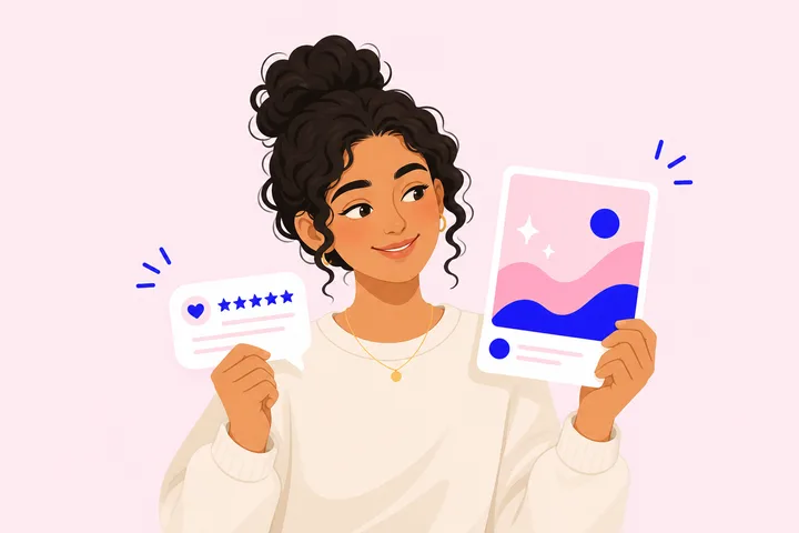Turn reviews into posts